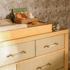 Eloise 7-Drawer Assembled Dresser, Honey And Performance Sand Eco-Weave - Dressers - 7