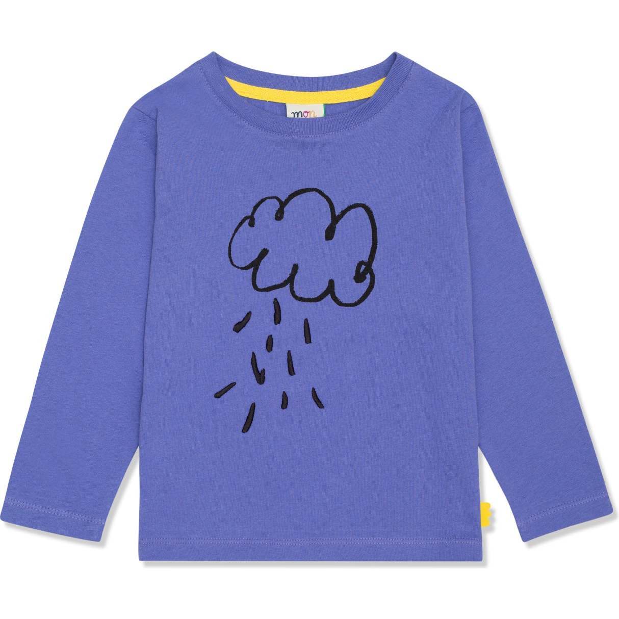 Sweet Rain Kid Tshirt, Peri and Black - T-Shirts - 1