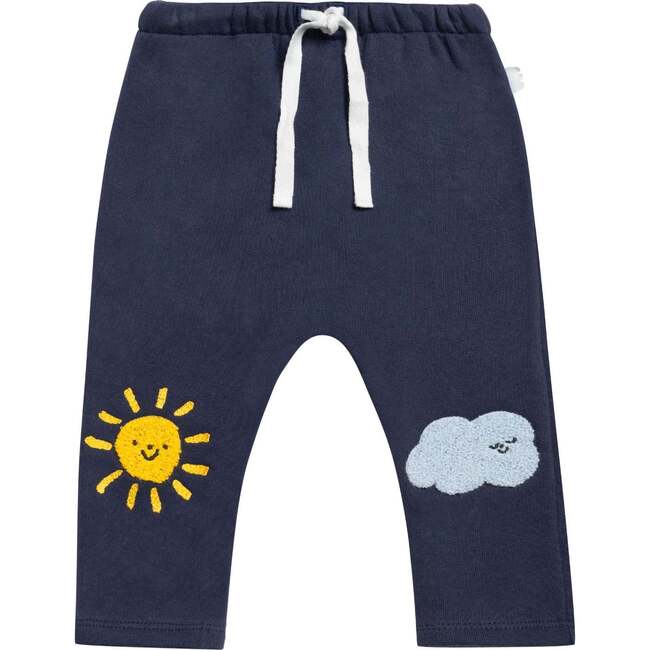 Sunshine & Cloud Baby Pants, Navy