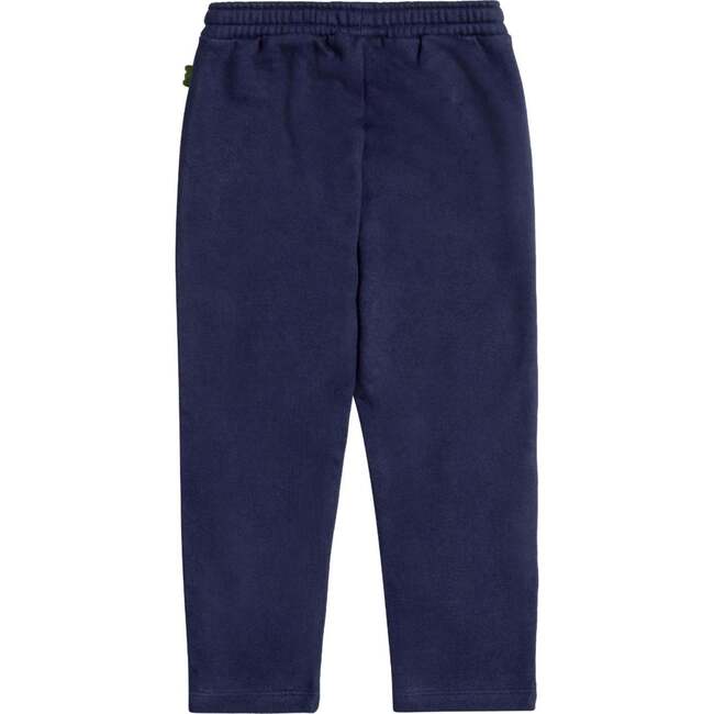 Navy Zipper Pocket Kid Jogger, Navy - Leggings - 2