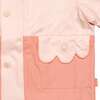 Colorblock Kid Raincoat, Soft Pink Terracoral - Raincoats - 4