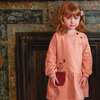 Floral Bloom Pocket Kid Dress, Terracoral Multi - Dresses - 3