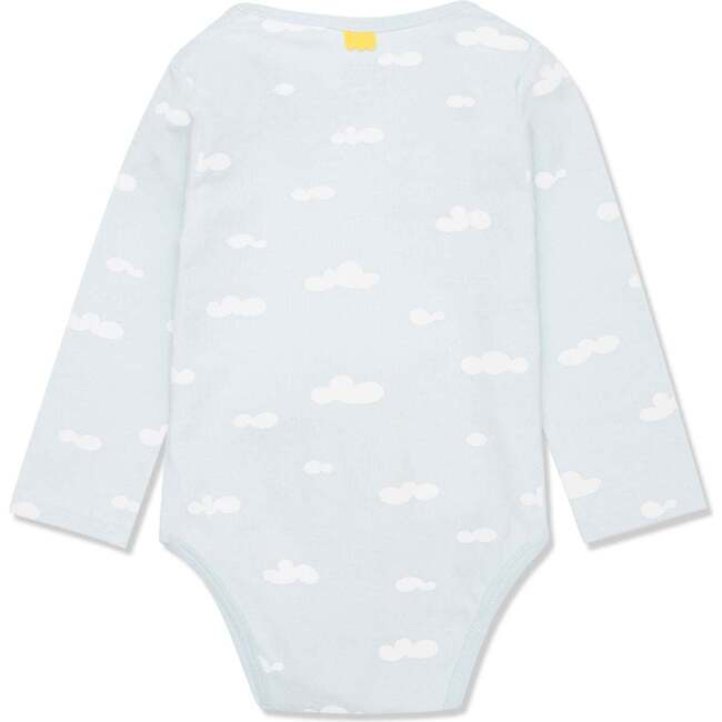 Cloud Baby Bodysuit, Mist and White - Onesies - 3