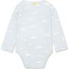 Cloud Baby Bodysuit, Mist and White - Onesies - 3