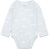 Cloud Baby Bodysuit, Mist and White - Onesies - 1 - thumbnail