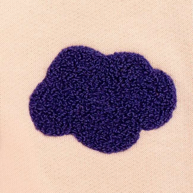 Cloud Knee Patch Baby Harem, Soft Pink - Pants - 5