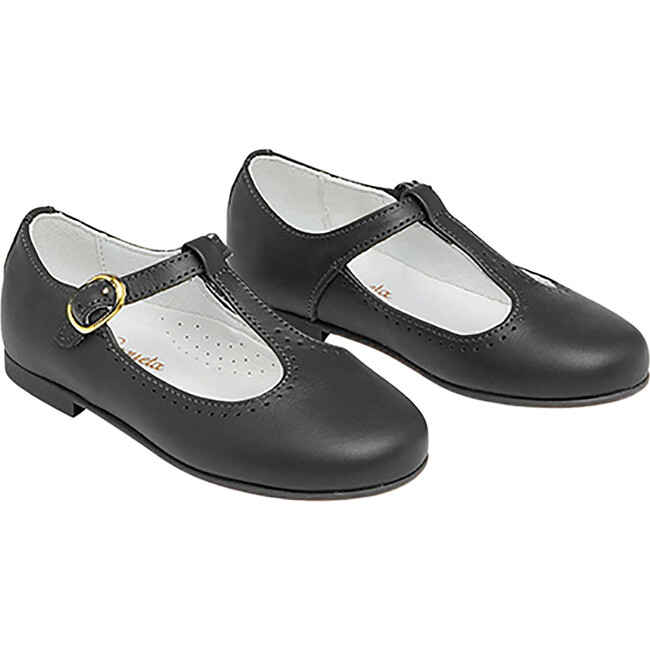 T-Bar Shoes, Black - Dress Shoes - 2