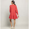 Womens Kalani Dress, Tiny Red Roses - Dresses - 4