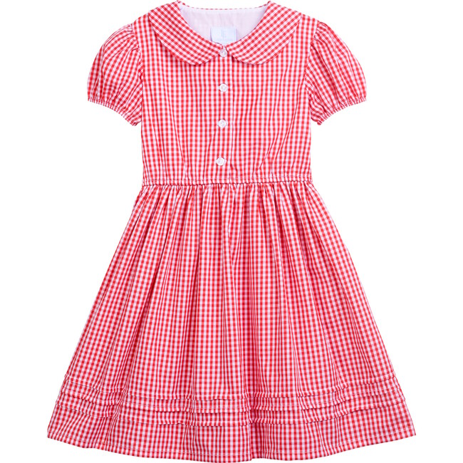 Della Dress, Red Gingham