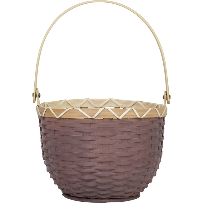 Blossom Small Bamboo Basket, Berry