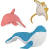 Holdie 3-Friends Animal Toy Set, Ocean (Set Of 3) - Dolls - 1 - thumbnail