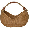 Rattan Half Moon Basket, Natural - Easter Baskets - 1 - thumbnail