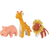 Holdie 3-Friends Animal Toy Set, Savannah (Set Of 3) - Dolls - 1 - thumbnail