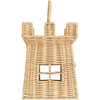 Rattan Castle Bag, Natural - Easter Baskets - 3