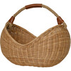 Rattan Half Moon Basket, Natural - Easter Baskets - 2