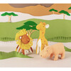 Holdie 3-Friends Animal Toy Set, Savannah (Set Of 3) - Dolls - 2