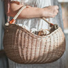 Rattan Half Moon Basket, Natural - Easter Baskets - 3