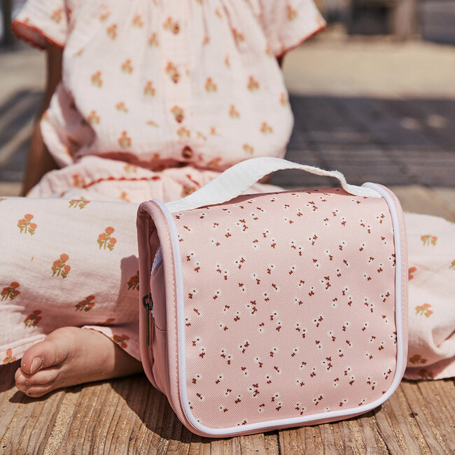 See-Ya Wash Bag, Pink Daisies - Bags - 4