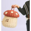 Rattan Mushroom Basket, Red - Easter Baskets - 5