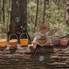 Blossom Small Bamboo Basket, Berry - Easter Baskets - 7