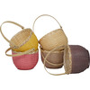 Blossom Small Bamboo Basket, Berry - Easter Baskets - 9