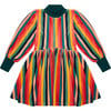 Round Up  Dress, Multi-Stripe - Dresses - 1 - thumbnail