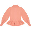 Huff & Puff Top , Salmon Mousse - Blouses - 3