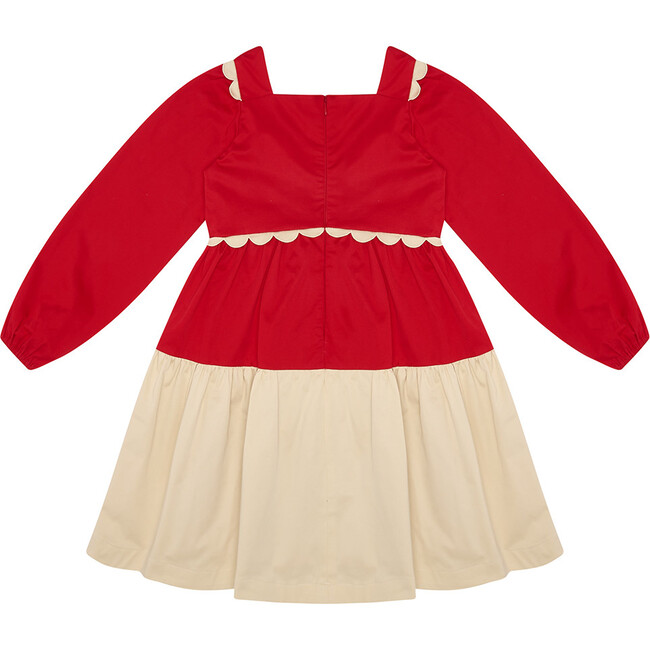 Queen Scallop  Dress, Glace Cherry & Tofu - Dresses - 3
