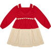 Queen Scallop  Dress, Glace Cherry & Tofu - Dresses - 3