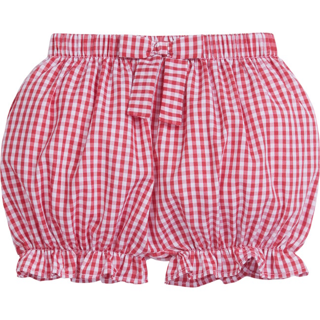 Bow Bloomer, Red Gingham - Bloomers - 1