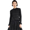 Women's Norra Top in Black - Blouses - 1 - thumbnail