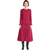 Women's Syden Dress in Deep Pink - Dresses - 1 - thumbnail