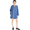 Women's Charme Dress in Denim - Dresses - 1 - thumbnail