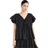 Women's Mesa Top in Black - Blouses - 1 - thumbnail