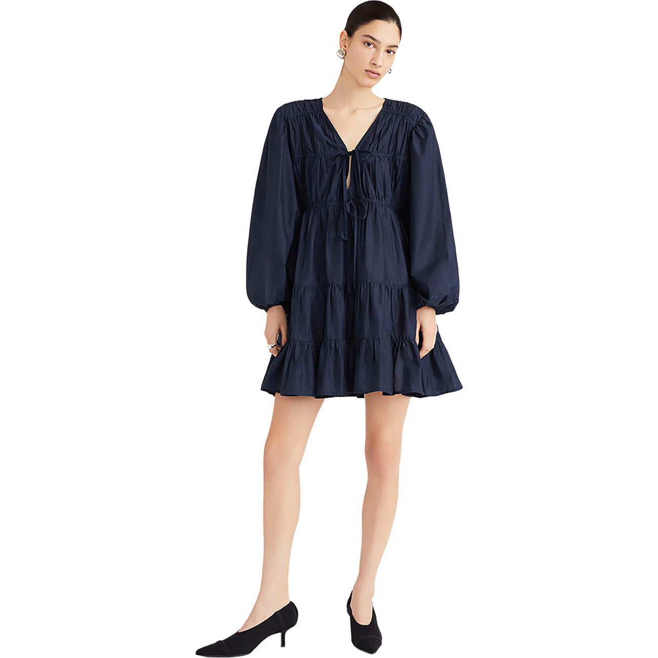 Merlette　マーレット LASSE XXS ネイビー Women's Lasse Dress in Navy - Merlette Dresses | Maisonette