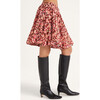 Women's Hill Print Skirt in Terracotta Floral Print - Skirts - 2