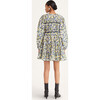 Women's Lasse Print Dress in Blue Floral Print - Dresses - 3