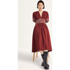 Women's Dean Dress in Terracota - Dresses - 4