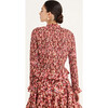 Women's Norra Print Top in Terracotta Floral Print - Blouses - 4