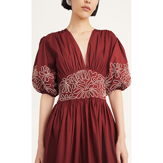 Women's Dean Dress in Terracota - Dresses - 5