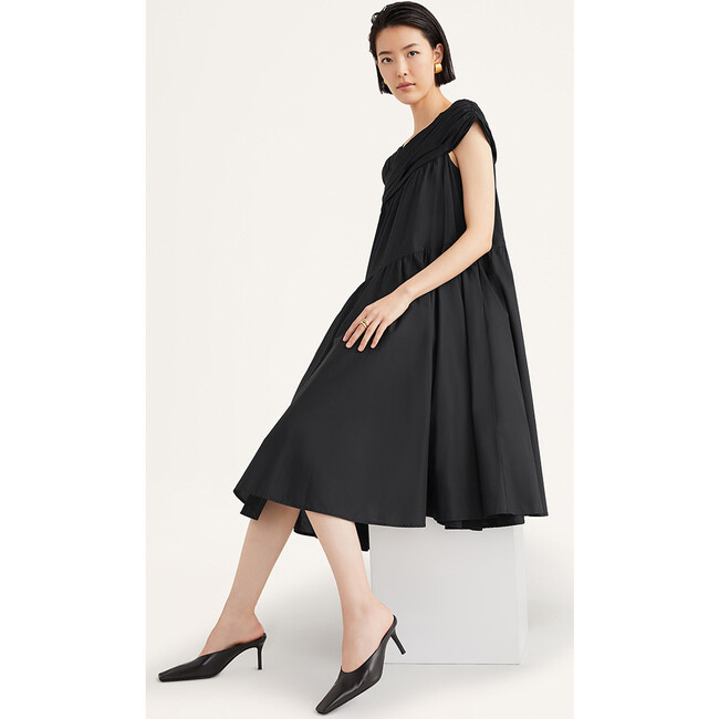Women's Crane Dress in Black - Dresses - 4