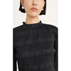Women's Norra Top in Black - Blouses - 5
