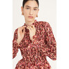 Women's Norra Print Top in Terracotta Floral Print - Blouses - 5