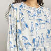 Womens Kalani Dress, Blue Horses - Dresses - 2 - thumbnail