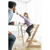 Tripp Trapp® High Chair and Cushion with Stokke® Tray, Natural/Grey - Highchairs - 5