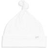 Pima Baby Hat, White - Hats - 1 - thumbnail