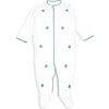 Pima Baby Pajama, Monstera - Footie Pajamas - 1 - thumbnail