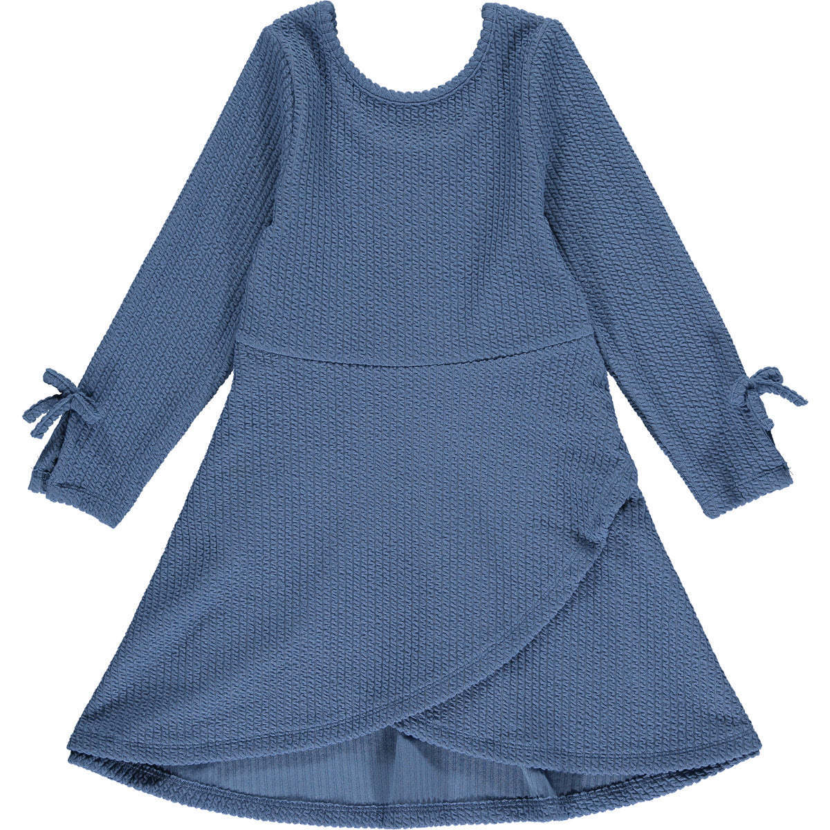 Shiloh Long Sleeve Dress, Blue - Dresses - 1