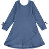 Shiloh Long Sleeve Dress, Blue - Dresses - 1 - thumbnail