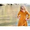 Shiloh Long Sleeve Dress, Pumpkin - Dresses - 2